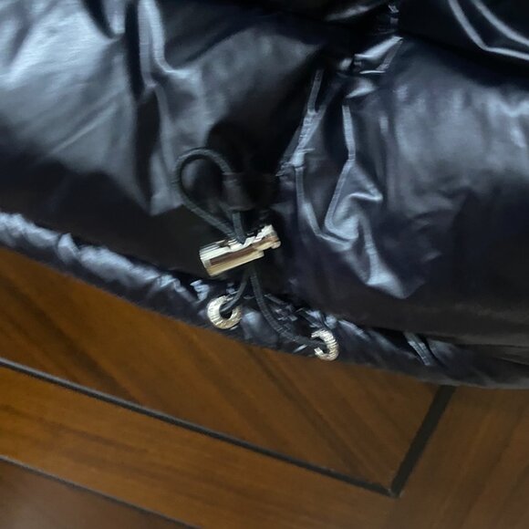 Unisex Tricolor Hood Moncler Black Puffer Vest - Picture 3 of 13